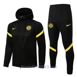 Chelsea Chaqueta De Entrenamiento Con Capucha Hombre 2022/23 Amarilla Negra Chelsea Chaqueta De Entrenamiento Con Capucha Hombre 2022/23 Amarilla Negra