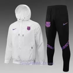 FC Barcelona Chaqueta De Entrenamiento Traje Windrunner Hombre 2022/23 Blanca
