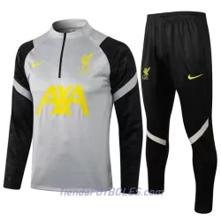 Liverpool Chándal De Entrenamiento Niño Cremallera Cuarto 2022/23 Gris Claro Liverpool Chándal De Entrenamiento Niño Cremallera Cuarto 2022/23 Gris Claro