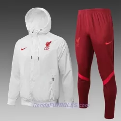 Liverpool Chaqueta De Entrenamiento Traje Windrunner Hombre 2022/23 Blanca Liverpool Chaqueta De Entrenamiento Traje Windrunner Hombre 2022/23 Blanca