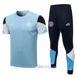 Manchester City Camiseta De Entrenamiento Hombre 2022/23 Azul Claro Manchester City Camiseta De Entrenamiento Hombre 2022/23 Azul Claro