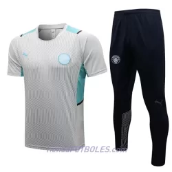 Manchester City Camiseta De Entrenamiento Hombre 2022/23 Gris Claro Manchester City Camiseta De Entrenamiento Hombre 2022/23 Gris Claro