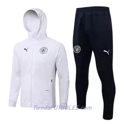 Manchester City Chaqueta De Entrenamiento Con Capucha Hombre 2022/23 Blanca Manchester City Chaqueta De Entrenamiento Con Capucha Hombre 2022/23 Blanca