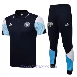Manchester City Polo De Entrenamiento Hombre 2022/23 Azul Manchester City Polo De Entrenamiento Hombre 2022/23 Azul