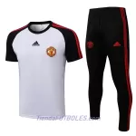 Manchester United Camiseta De Entrenamiento Hombre 2022/23 Blanco Negro