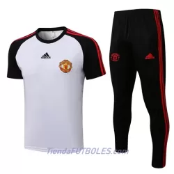 Manchester United Camiseta De Entrenamiento Hombre 2022/23 Blanco Negro Manchester United Camiseta De Entrenamiento Hombre 2022/23 Blanco Negro