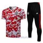 Manchester United Camiseta De Entrenamiento Hombre 2022/23 Roja Blanca