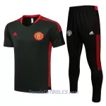 Manchester United Camiseta De Entrenamiento Hombre 2022/23 Verde Oscuro
