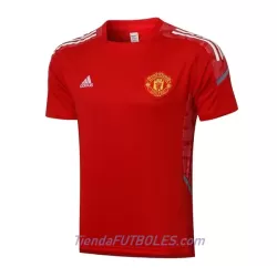 Manchester United Champions League Camiseta De Entrenamiento Hombre 2022/23 Roja Blanca