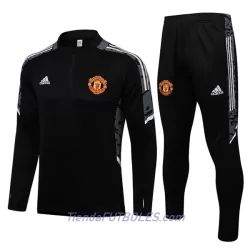 Manchester United Champions League Chándal De Entrenamiento Niño Cremallera Cuarto 2022/23 Negro Blanco Manchester United Champions League Chándal De Entrenamiento Niño Cremallera Cuarto 2022/23 Negro Blanco
