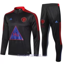 Manchester United Chándal De Entrenamiento Niño Cremallera Cuarto 2022/23 Gris Manchester United Chándal De Entrenamiento Niño Cremallera Cuarto 2022/23 Gris