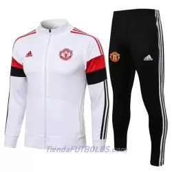 Manchester United Conjunto De Chaqueta De Entrenamiento Hombre 2022/23 Blanca Roja Negra Manchester United Conjunto De Chaqueta De Entrenamiento Hombre 2022/23 Blanca Roja Negra