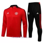 Manchester United Conjunto De Chaqueta De Entrenamiento Hombre 2022/23 Negra Roja