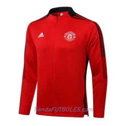 Manchester United Conjunto De Chaqueta De Entrenamiento Hombre 2022/23 Negra Roja