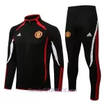 Manchester United Conjunto De Chaqueta De Entrenamiento Hombre 2022/23 Negro Blanco