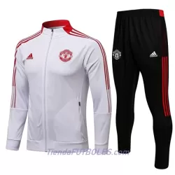 Manchester United Conjunto De Chaqueta De Entrenamiento Niño 2022/23 Blanca Manchester United Conjunto De Chaqueta De Entrenamiento Niño 2022/23 Blanca
