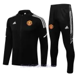 Manchester United Conjunto De Chaqueta De Entrenamiento Niño 2022/23 Negro Blanco