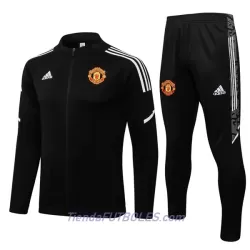 Manchester United Conjunto De Chaqueta De Entrenamiento Niño 2022/23 Negro Blanco Manchester United Conjunto De Chaqueta De Entrenamiento Niño 2022/23 Negro Blanco