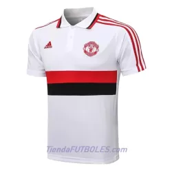 Manchester United Polo De Entrenamiento Hombre 2022/23 Blanco Negro Rojo