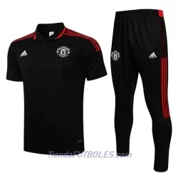 Manchester United Polo De Entrenamiento Hombre 2022/23 Negro Rojo Negro Manchester United Polo De Entrenamiento Hombre 2022/23 Negro Rojo Negro