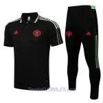 Manchester United Polo De Entrenamiento Hombre 2022/23 Verde Negro