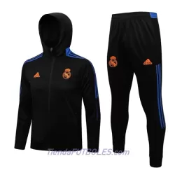 Real Madrid Chaqueta De Entrenamiento Con Capucha Hombre 2022/23 Azul Negro Real Madrid Chaqueta De Entrenamiento Con Capucha Hombre 2022/23 Azul Negro