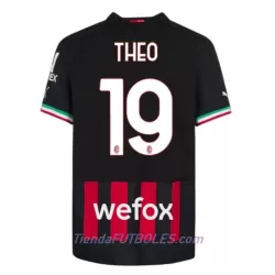 Camiseta AC Milan Theo 19 Hombre Primera 2022/23 Camiseta AC Milan Theo 19 Hombre Primera 2022/23