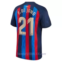 Camiseta FC Barcelona Frenkie de Jong 21 Hombre Primera 2022/23 Camiseta FC Barcelona Frenkie de Jong 21 Hombre Primera 2022/23