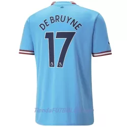 Camiseta Manchester City De Bruyne 17 Hombre Primera 2022/23 Camiseta Manchester City De Bruyne 17 Hombre Primera 2022/23