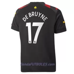Camiseta Manchester City De Bruyne 17 Hombre Segunda 2022/23 Camiseta Manchester City De Bruyne 17 Hombre Segunda 2022/23