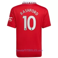 Camiseta Manchester United Rashford 10 Hombre Primera 2022/23 Camiseta Manchester United Rashford 10 Hombre Primera 2022/23