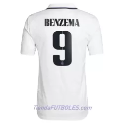 Camiseta Real Madrid Benzema 9 Hombre Primera 2022/23 Camiseta Real Madrid Benzema 9 Hombre Primera 2022/23