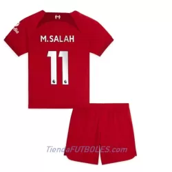 Conjunto Liverpool M.Salah 11 Niño Primera 2022/23 Conjunto Liverpool M.Salah 11 Niño Primera 2022/23