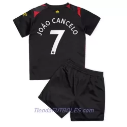 Conjunto Manchester City Joao Cancelo 7 Niño Segunda 2022/23 Conjunto Manchester City Joao Cancelo 7 Niño Segunda 2022/23