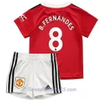 Conjunto Manchester United Bruno Fernandes 8 Niño Primera 2022/23