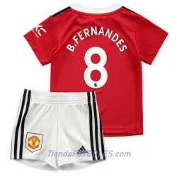 Conjunto Manchester United Bruno Fernandes 8 Niño Primera 2022/23 Conjunto Manchester United Bruno Fernandes 8 Niño Primera 2022/23