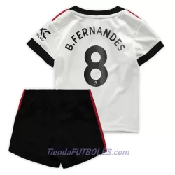 Conjunto Manchester United Bruno Fernandes 8 Niño Segunda 2022/23 Conjunto Manchester United Bruno Fernandes 8 Niño Segunda 2022/23