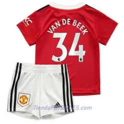 Conjunto Manchester United Van De Beek 34 Niño Primera 2022/23 Conjunto Manchester United Van De Beek 34 Niño Primera 2022/23
