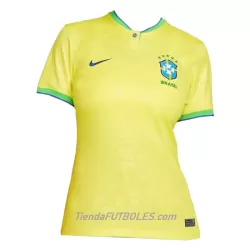 Camiseta Brasil Mujer Primera Mundial 2022 Camiseta Brasil Mujer Primera Mundial 2022
