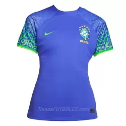 Camiseta Brasil Mujer Segunda Mundial 2022 Camiseta Brasil Mujer Segunda Mundial 2022
