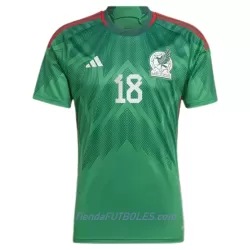 Camiseta México A.Guardado 18 Hombre Primera Mundial 2022
