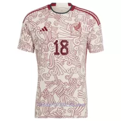 Camiseta México A.Guardado 18 Hombre Segunda Mundial 2022
