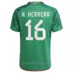 Camiseta México H.Herrera 16 Hombre Primera Mundial 2022