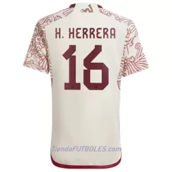 Camiseta México H.Herrera 16 Hombre Segunda Mundial 2022 Camiseta México H.Herrera 16 Hombre Segunda Mundial 2022
