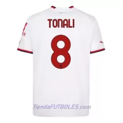 Camiseta AC Milan Tonali 8 Hombre Segunda 2022/23