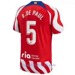 Camiseta Atlético Madrid R. De Paul 5 Hombre Primera 2022/23 Camiseta Atlético Madrid R. De Paul 5 Hombre Primera 2022/23