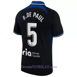 Camiseta Atlético Madrid R. De Paul 5 Hombre Segunda 2022/23 Camiseta Atlético Madrid R. De Paul 5 Hombre Segunda 2022/23