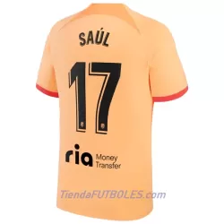 Camiseta Atlético Madrid Saul 17 Hombre Tercera 2022/23 Camiseta Atlético Madrid Saul 17 Hombre Tercera 2022/23