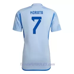 Camiseta España Morata 7 Hombre Segunda Mundial 2022