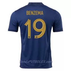 Camiseta Francia Benzema 19 Hombre Primera Mundial 2022 Camiseta Francia Benzema 19 Hombre Primera Mundial 2022